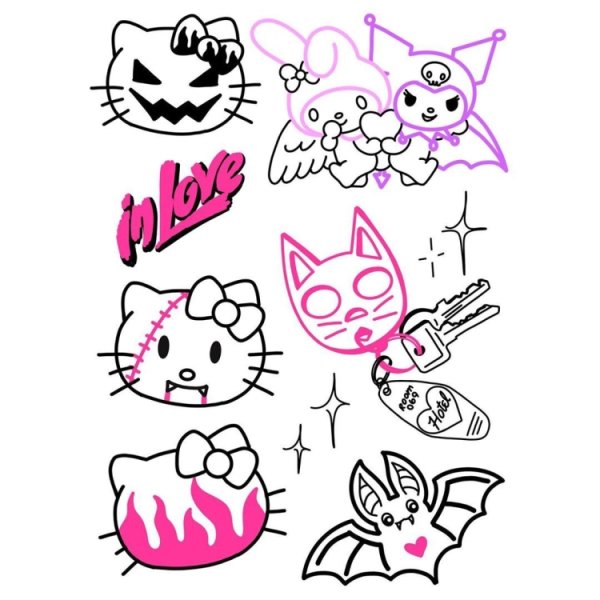 Инди КИД Kuromi раскраска