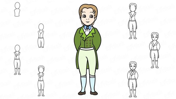 Рисунок человека карандашом для детей