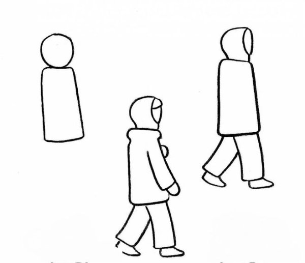 Человечек рисунок