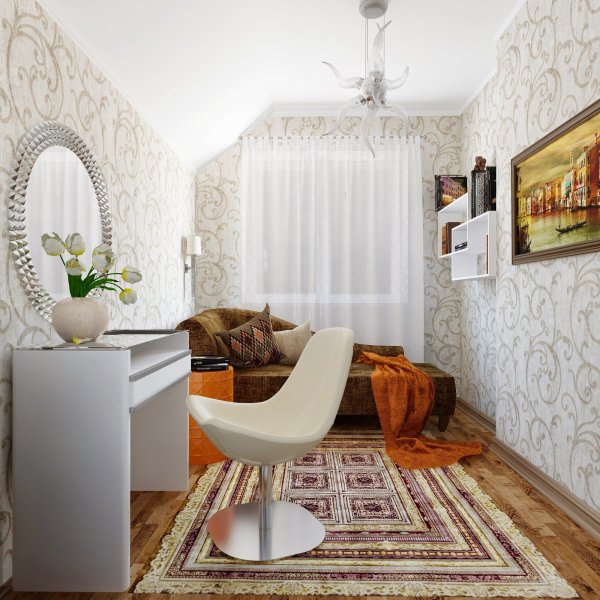 Обои для маленькой комнаты зрительно увеличивающие пространство