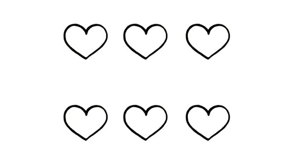 Маленькие сердечки