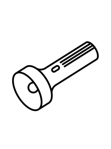 Фонарик раскраска для детей