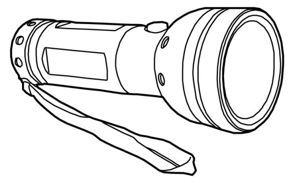 Фонарик раскраска для детей