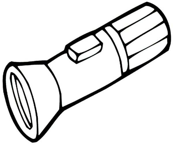 Фонарик раскраска для детей