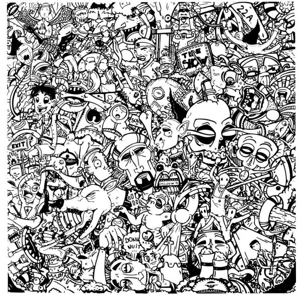 Много маленьких рисунков