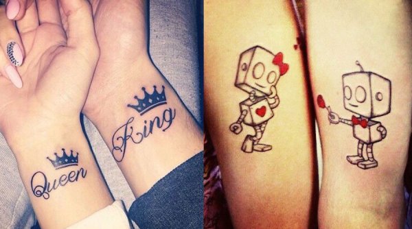 Дружеские тату для подруг