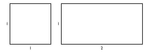 Прямоугольник из квадратов