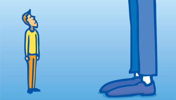 Высокий человек рисунок