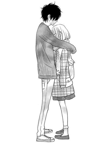 Аниме высокий парень и девушка