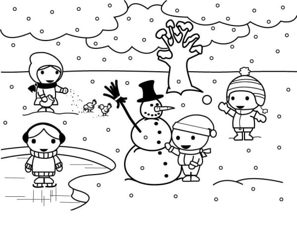 Зимние иллюстрации