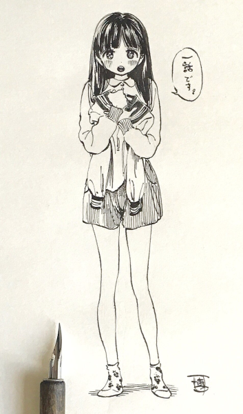 Аниме черно белое