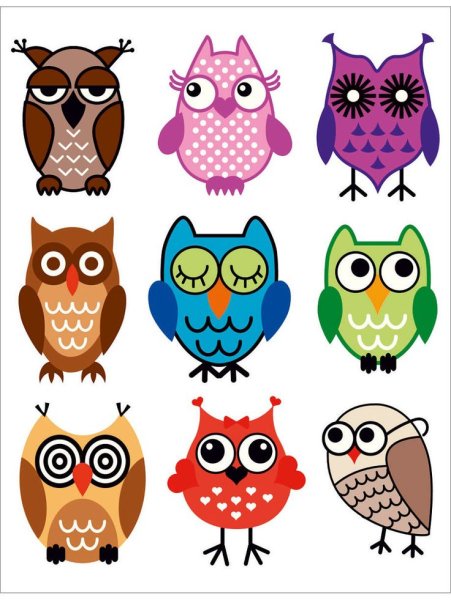 Наклейка "Сова"