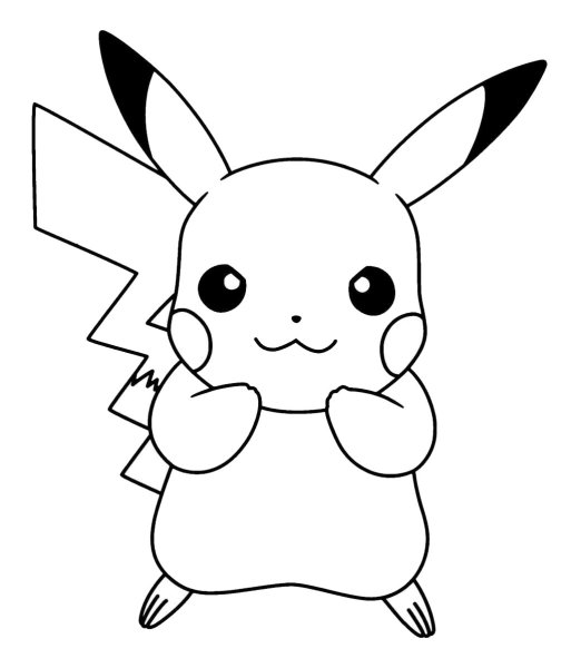 Пикачу для срисовки