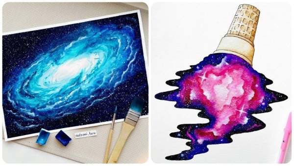 Космос рисунок