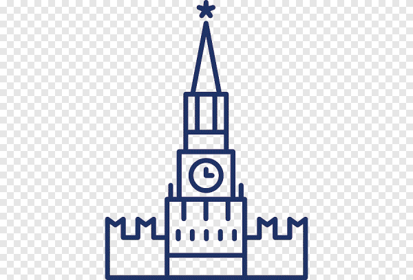Спасская башня Кремля вектор