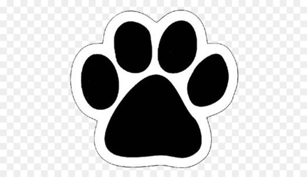 Лапа трафарет