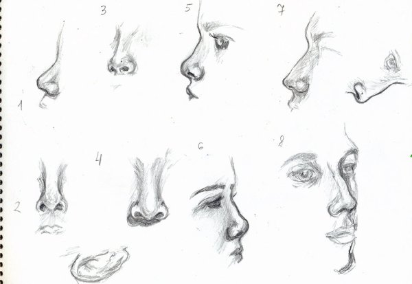 Нос рисунок