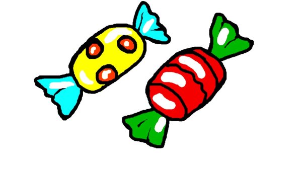 Конфеты для рисования для детей