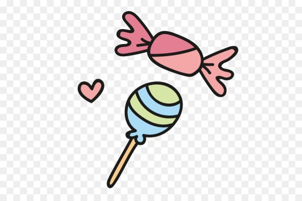 Конфетка мультяшная