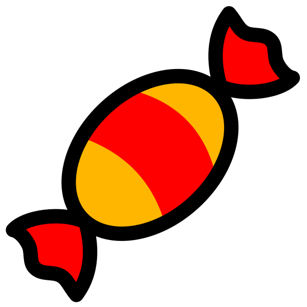 Нарисовать конфету