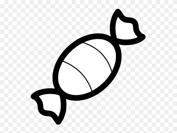 Конфета раскраска для детей