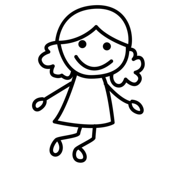 Дети раскраска для детей