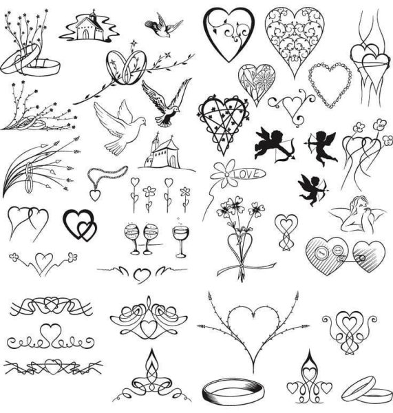 Маленькие рисуночки ручкой