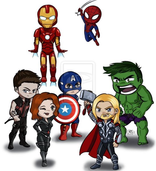 Маленькие герои Марвел