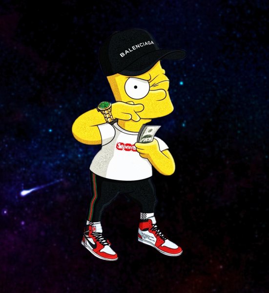 Барт симпсон Nike