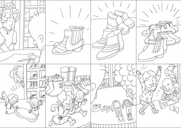 Сапожник и маленькие человечки братья Гримм книга