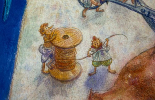 Рисунок к сказке маленькие человечки братья Гримм