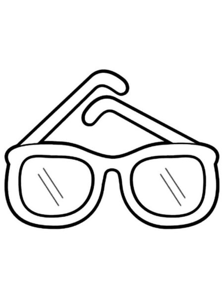 Модные очки рисунок