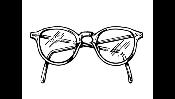 Зарисовка очков