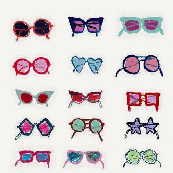 Солнечные очки скетч