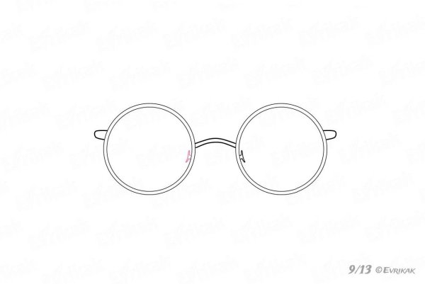 Очки раскраска