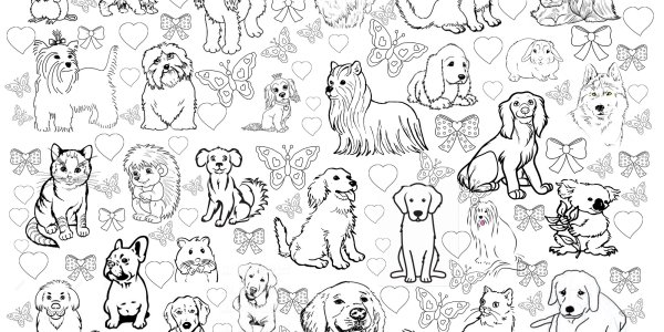 Раскраска фон