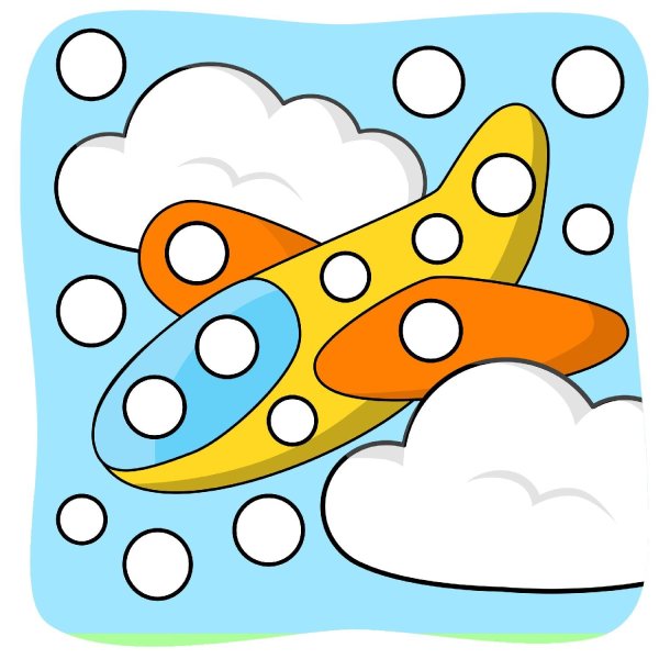 Пластилиновые заплатки самолет