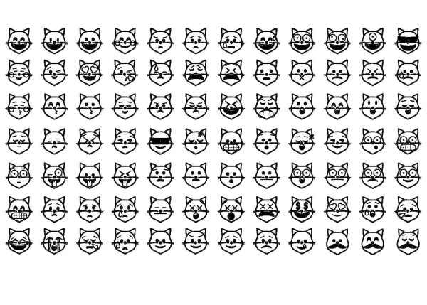 Разнообразие смайликов