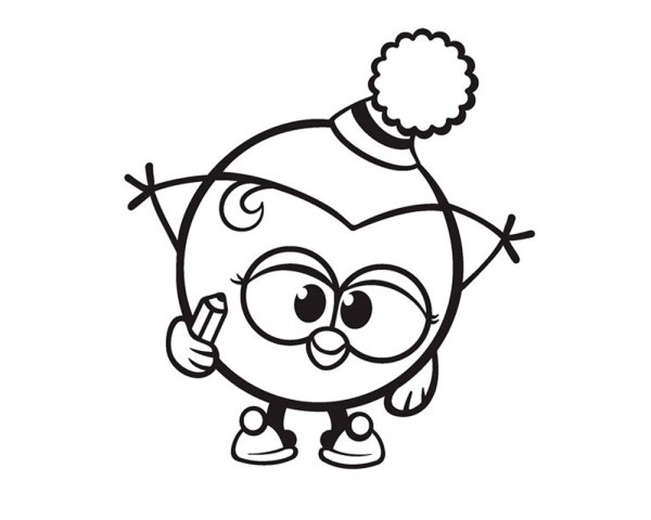 Раскраска «Смешарики»