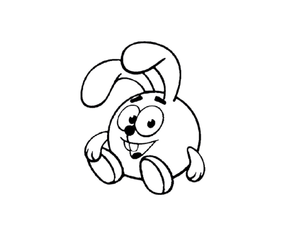 Картинки раскраски Смешарики