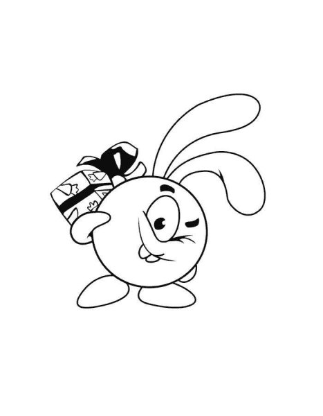 Нюша Смешарики картинки раскраски