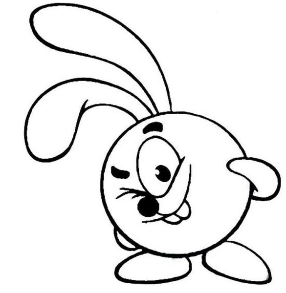 Крош карандашом