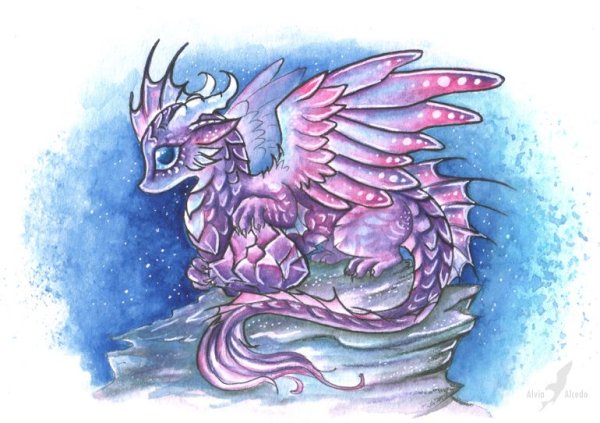 Драконы красивые милые