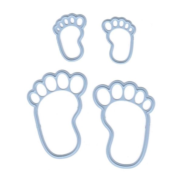 Детские ножки трафарет