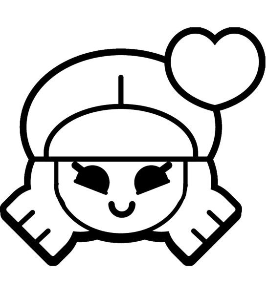 Рисунок БРАВЛ старс Леона