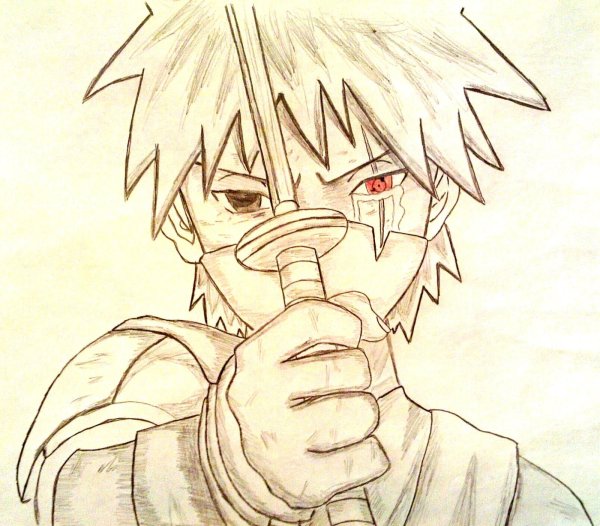 Какаси Хатакэ Чиби раскраска