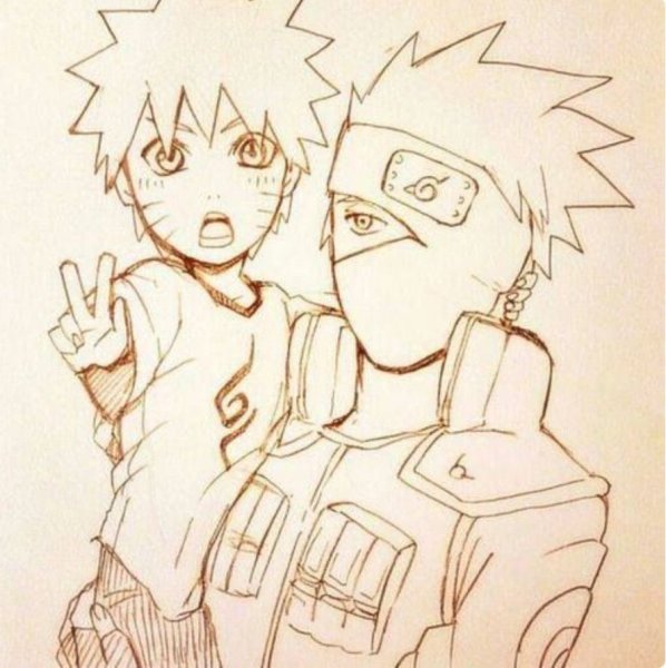 Наруто эскизы персонажей Какаши
