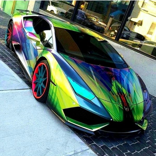 Ламборджини Хуракан разноцветная