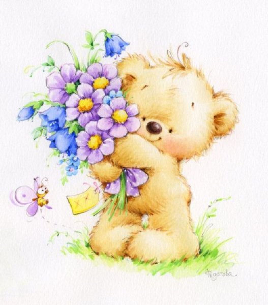 Милые открытки для печати