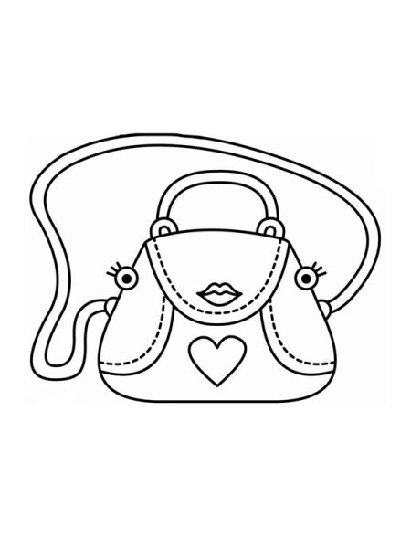 Раскраска сумка